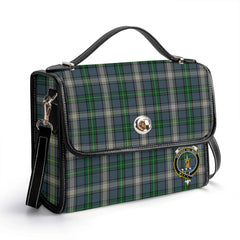 MacDowall Tartan Crest Satchel Bag