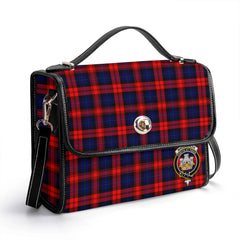 MacLachlan Modern Tartan Crest Satchel Bag