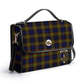 MacLellan Modern Tartan Crest Satchel Bag