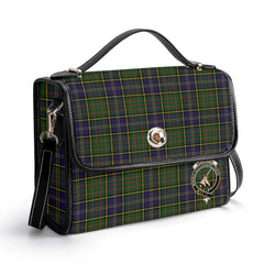 MacMillan Hunting Modern Tartan Crest Satchel Bag