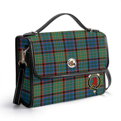 MacNicol Hunting Ancient Tartan Crest Satchel Bag