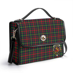 McKintosh Hunting Modern Tartan Crest Satchel Bag