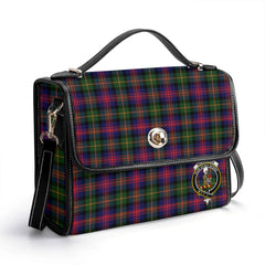 McLennan Modern Tartan Crest Satchel Bag