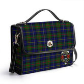 McLeod of Harris Modern Tartan Crest Satchel Bag