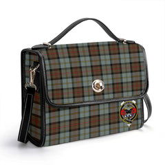 McLeod of Harris Weathered Tartan Crest Satchel Bag