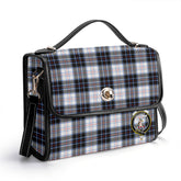 McRae Dress Modern Tartan Crest Satchel Bag