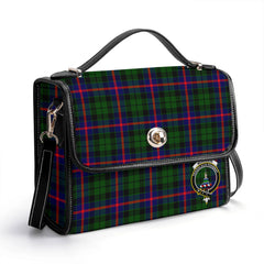 Morrison Modern Tartan Crest Satchel Bag
