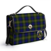 Muir Tartan Crest Satchel Bag