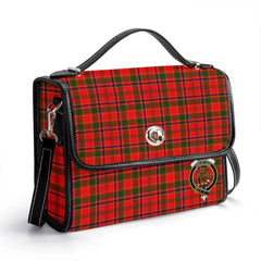 Munro Modern Tartan Crest Satchel Bag