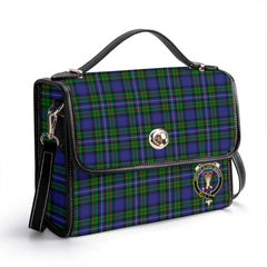 Robertson Hunting Modern Tartan Crest Satchel Bag