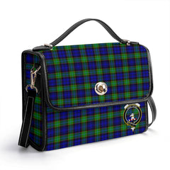 Sempill Modern Tartan Crest Satchel Bag