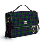 Shaw Modern Tartan Crest Satchel Bag