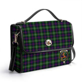 Sutherland Modern Tartan Crest Satchel Bag
