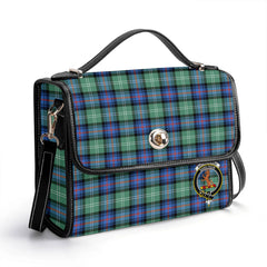 Sutherland Old Ancient Tartan Crest Satchel Bag