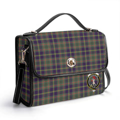 Taylor Weathered Tartan Crest Satchel Bag