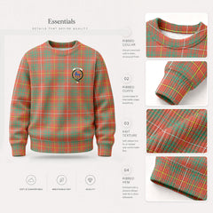 Bruce Ancient Tartan Crest Sweater