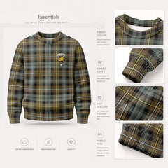 Campbell Argyll Weathered Tartan Crest Sweater