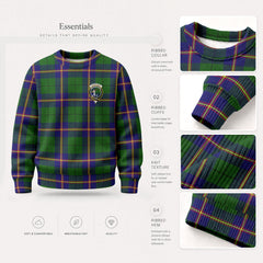 Carmichael Modern Tartan Crest Sweater