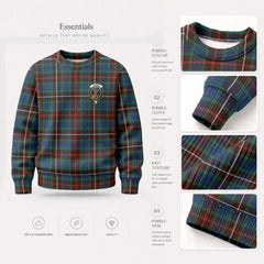 Fraser (of Lovat) Hunting Ancient Tartan Crest Sweater