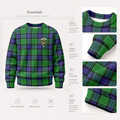 Graham of Menteith Modern Tartan Crest Sweater