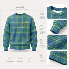 Hamilton Hunting Ancient Tartan Crest Sweater