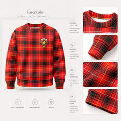 MacIver Modern Tartan Crest Sweater