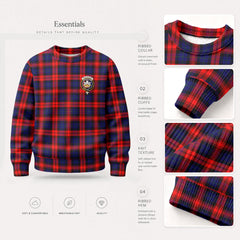 MacLachlan Modern Tartan Crest Sweater