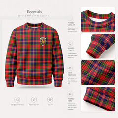 MacPherson Modern Tartan Crest Sweater