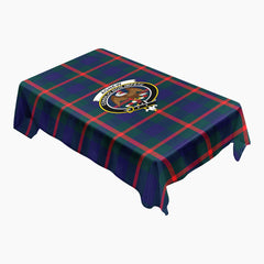 Agnew Modern Tartan Crest Tablecloth