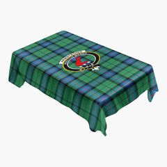 Armstrong Ancient Tartan Crest Tablecloth