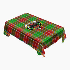 Baxter Modern Tartan Crest Tablecloth