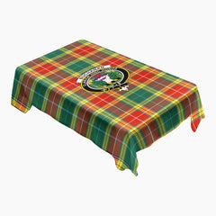 Buchanan Old Sett Tartan Crest Tablecloth