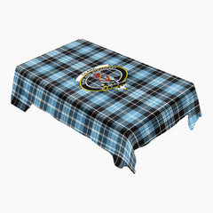 Clark Ancient Tartan Crest Tablecloth