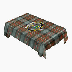 Fergusson Weathered Tartan Crest Tablecloth