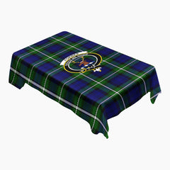 Forbes Modern Tartan Crest Tablecloth