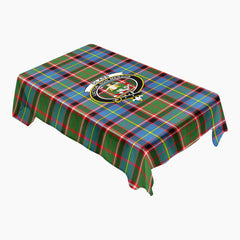 Glass Tartan Crest Tablecloth