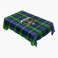 Gordon Modern Tartan Crest Tablecloth