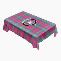 Lindsay Ancient Tartan Crest Tablecloth