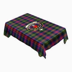 Logan Modern Tartan Crest Tablecloth