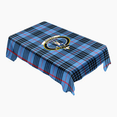 MacKay Blue Tartan Crest Tablecloth