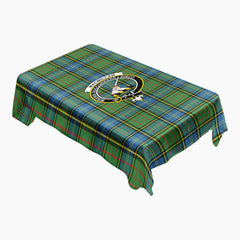 MacMillan Hunting Ancient Tartan Crest Tablecloth
