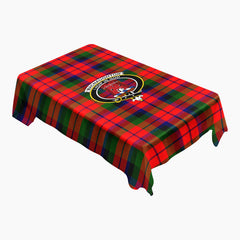 MacNaughton Modern Tartan Crest Tablecloth