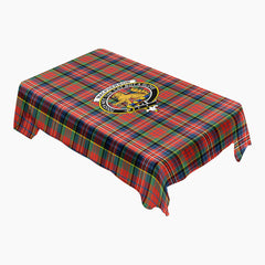 MacPherson Ancient Tartan Crest Tablecloth