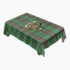 McKinnon Hunting Ancient Tartan Crest Tablecloth