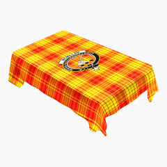 McMillan Clan Tartan Crest Tablecloth