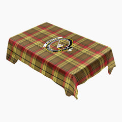 McMillan Old Weathered Tartan Crest Tablecloth