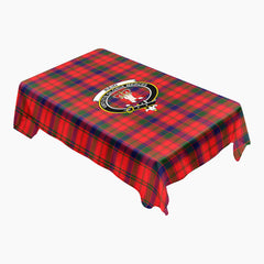 Reid Modern Tartan Crest Tablecloth
