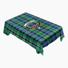 Rose Hunting Ancient Tartan Crest Tablecloth