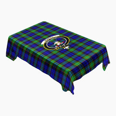 Sempill Modern Tartan Crest Tablecloth