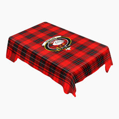 Wemyss Modern Tartan Crest Tablecloth